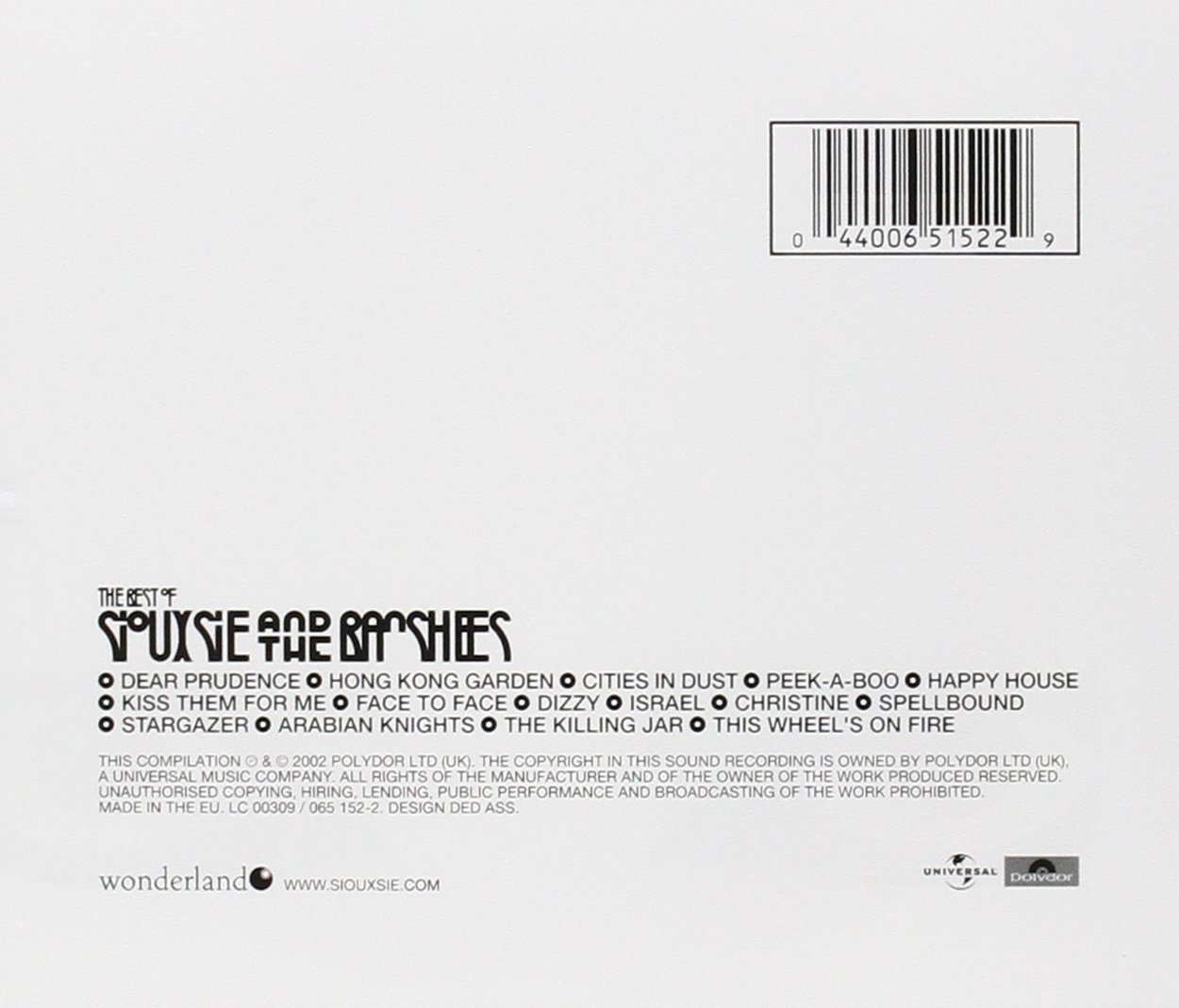 The Best Of Siouxsie And The Banshees | Siouxsie and the Banshees - 1 | YEO