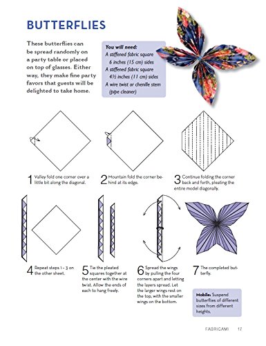 Fabrigami - The Origami Art of Folding Cloth to Create Decorative and Useful Objects | Jill Stovall, Scott Wasserman Stern - 3 | YEO