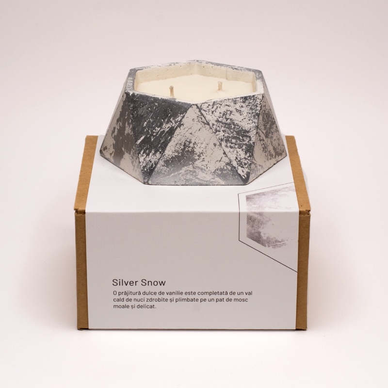 Lumanare parfumata - Silver Snow | Candle’s Flavour - 1 | YEO