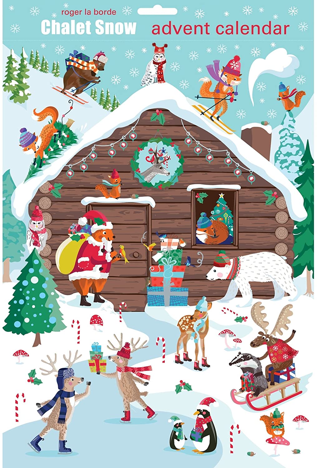 Calendar de Advent 3D - Chalet Snow - Pop & Slot | Roger La Borde