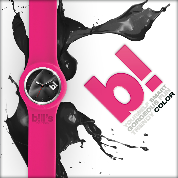 Curea mare pentru ceas - B! Color - Black / Mint | Bill\'s Watches