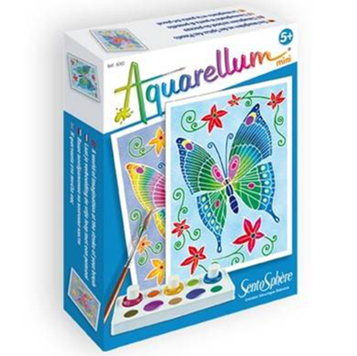 Set creativ - Aquarellum Mini - Fluturi | Sentosphere - 1 | YEO