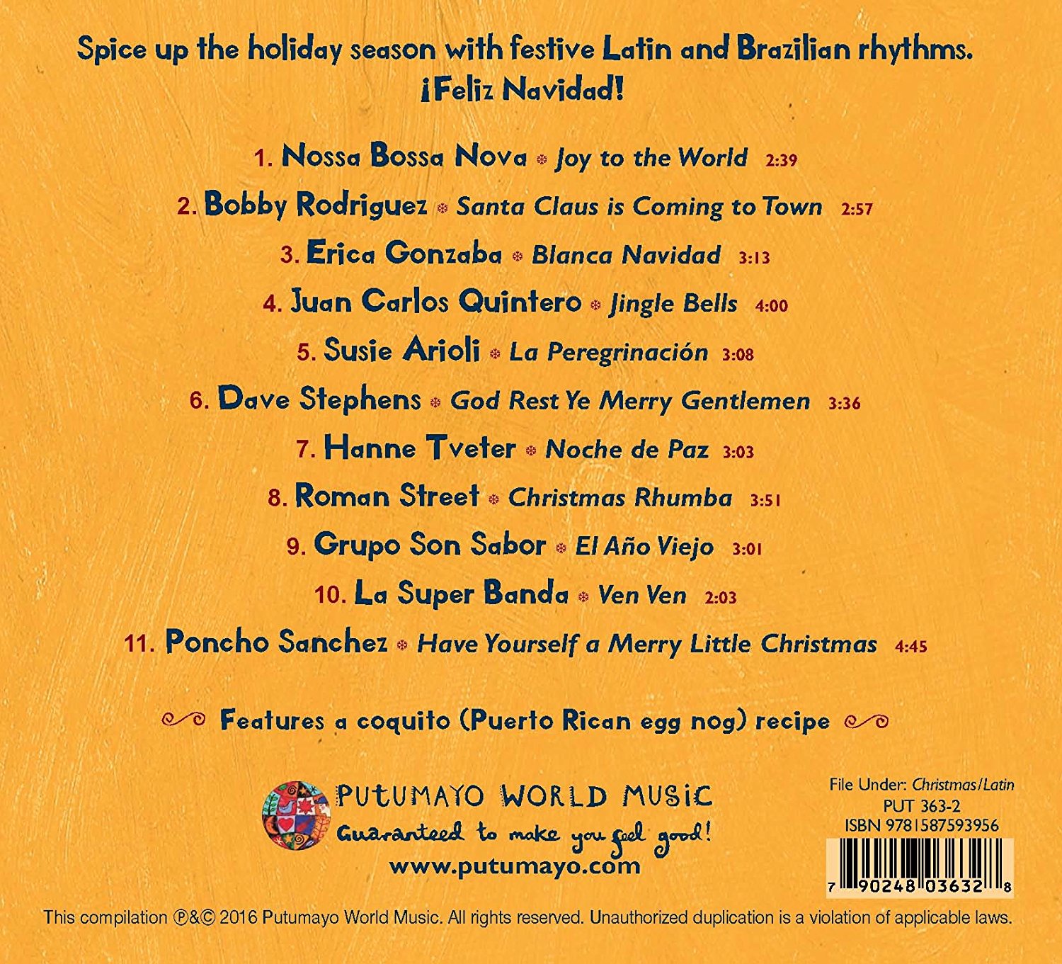 Putumayo Presents Latin Christmas | Various Artists - 1 | YEO