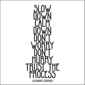 Magnet - Alexandra Stoddard - Slow Down Calm Down | Quotable Cards