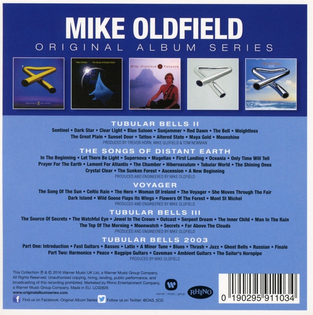 Original Album Series - Box set | Mike Oldfield - 1 | YEO