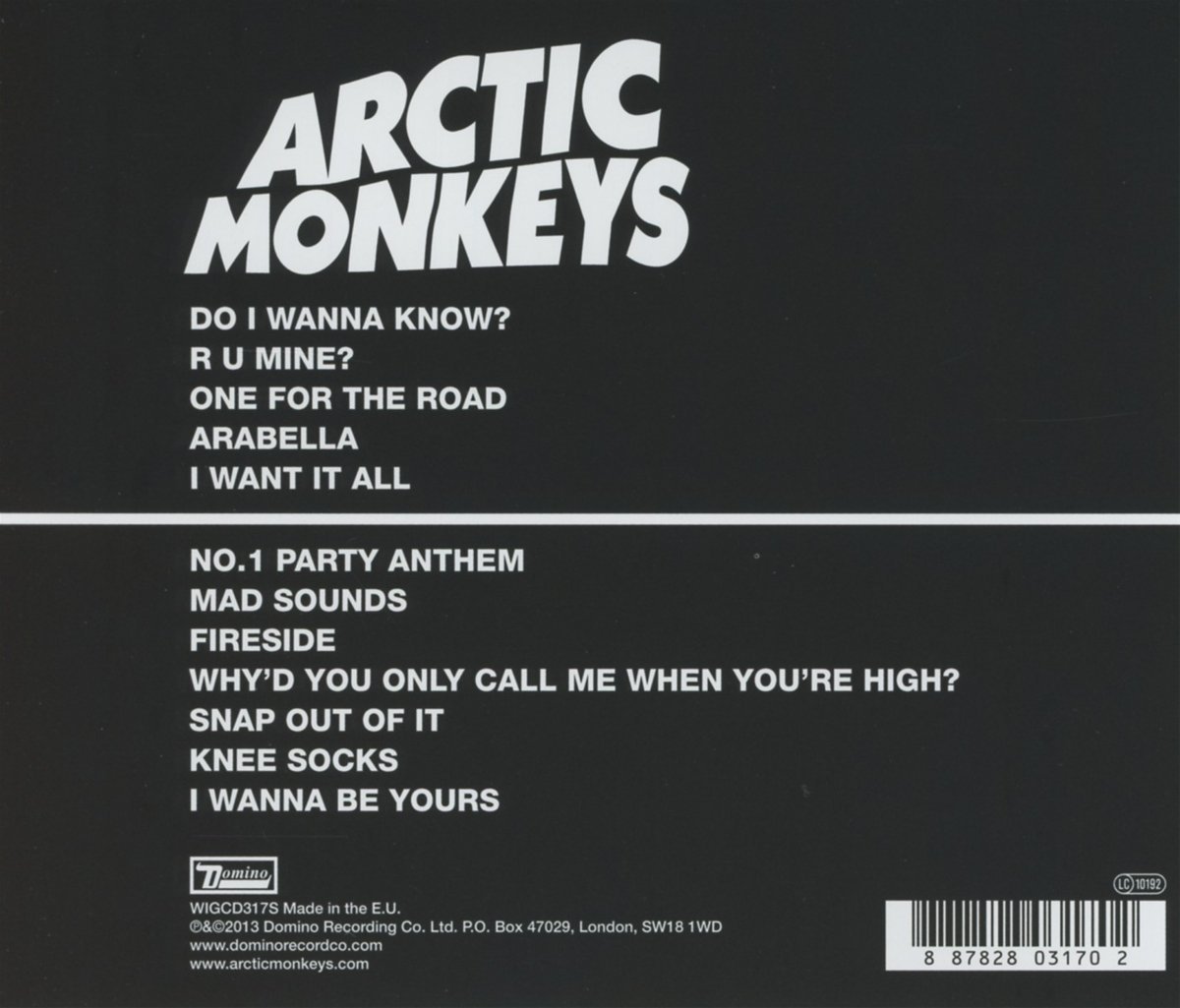 AM Jewel Case | Arctic Monkeys - 1 | YEO