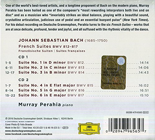 Bach - The French Suites | Murray Perahia - 1 | YEO