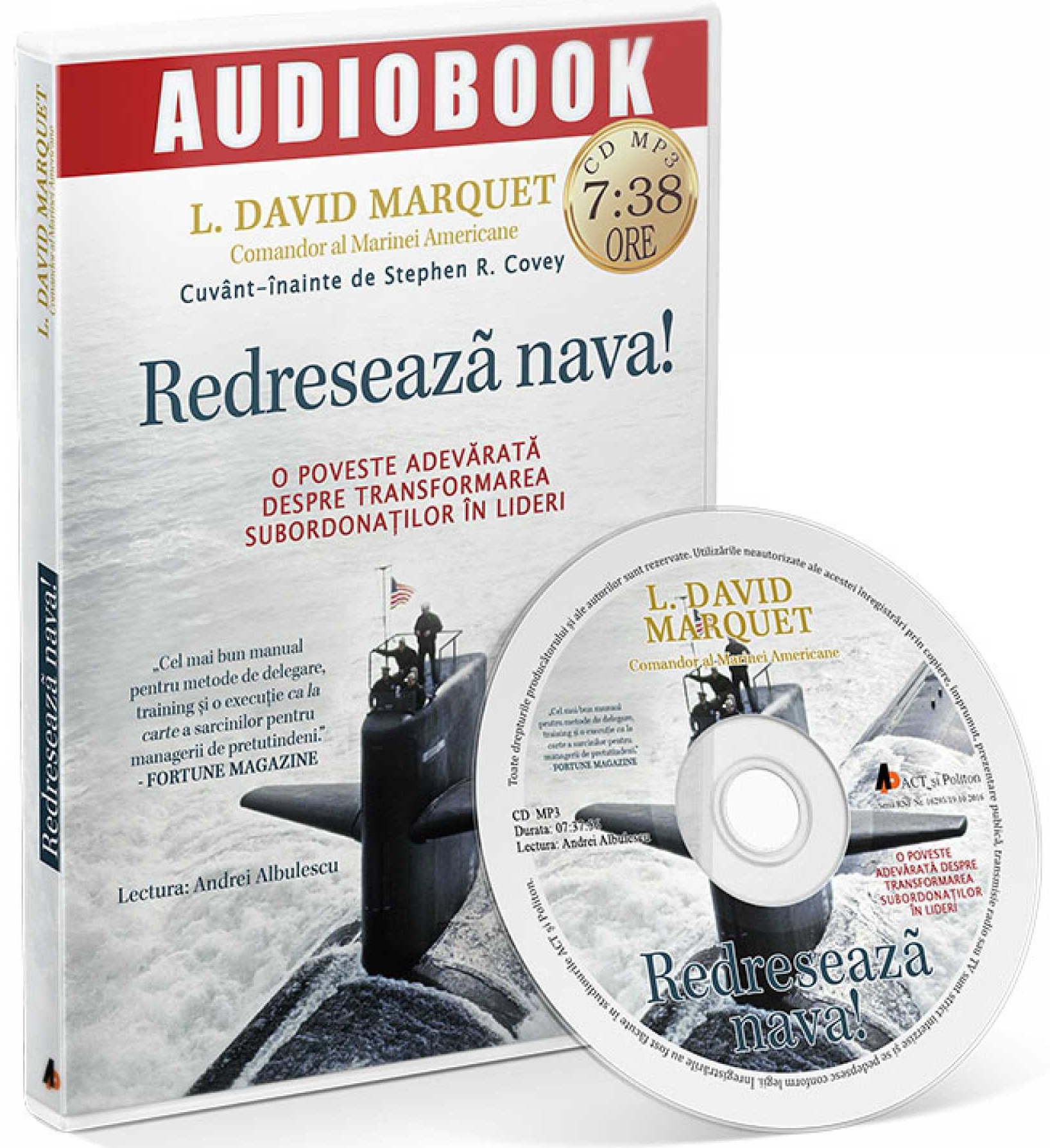 Redreseaza nava! | L. David Marquet Audiobooks poza 2022