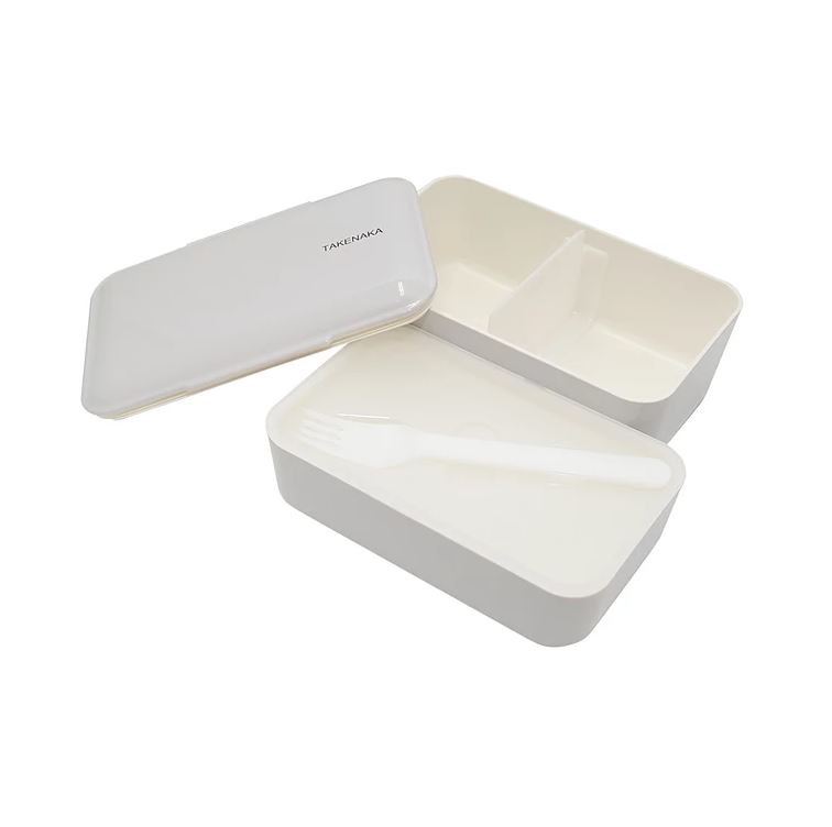 Cutie pentru pranz - Bento Box Expanded Double - Glacier Gray | Takenaka - 2 | YEO