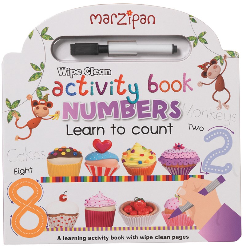 Wipe Clean Book With Pen - Marzipan Numbers | 