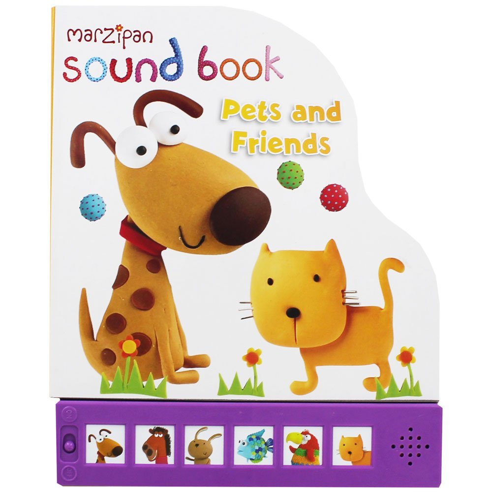 Children\'s Marzipan Shaped Hardback Sound Book Pets And Friends | Marzipan