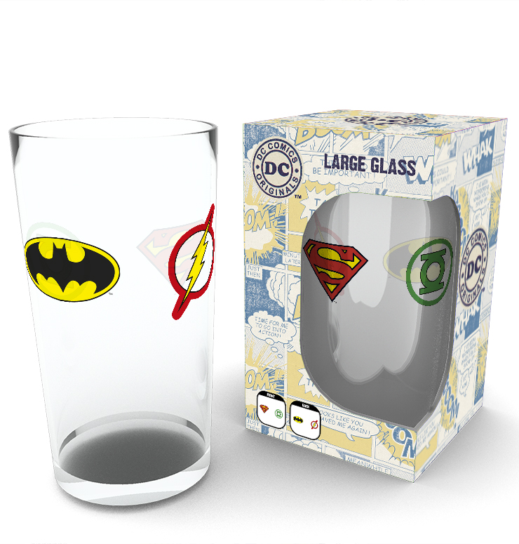 Pahar - DC Comics Iconic Logos, 500 ml | GB Eye