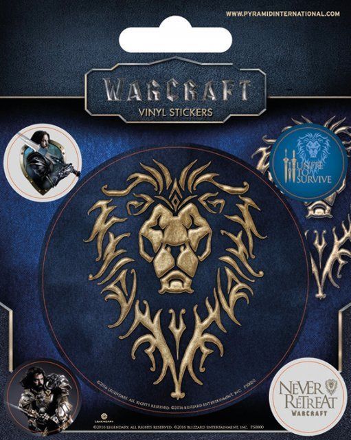 Sticker vinyl - Warcraft The Alliance | Pyramid International