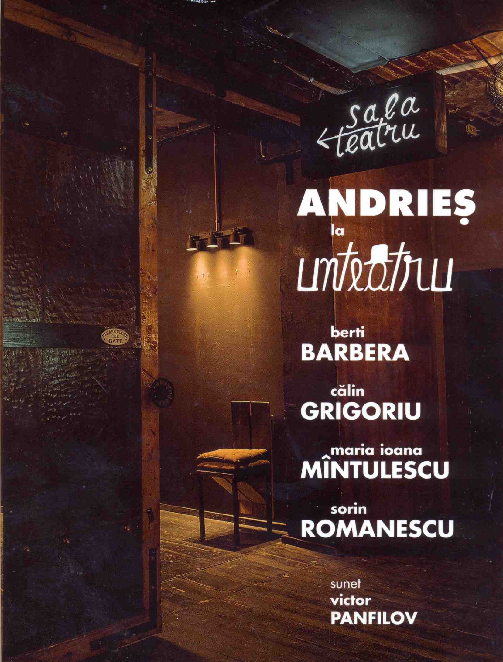 In Concert la Unteatru - CD+DVD | Alexandru Andries