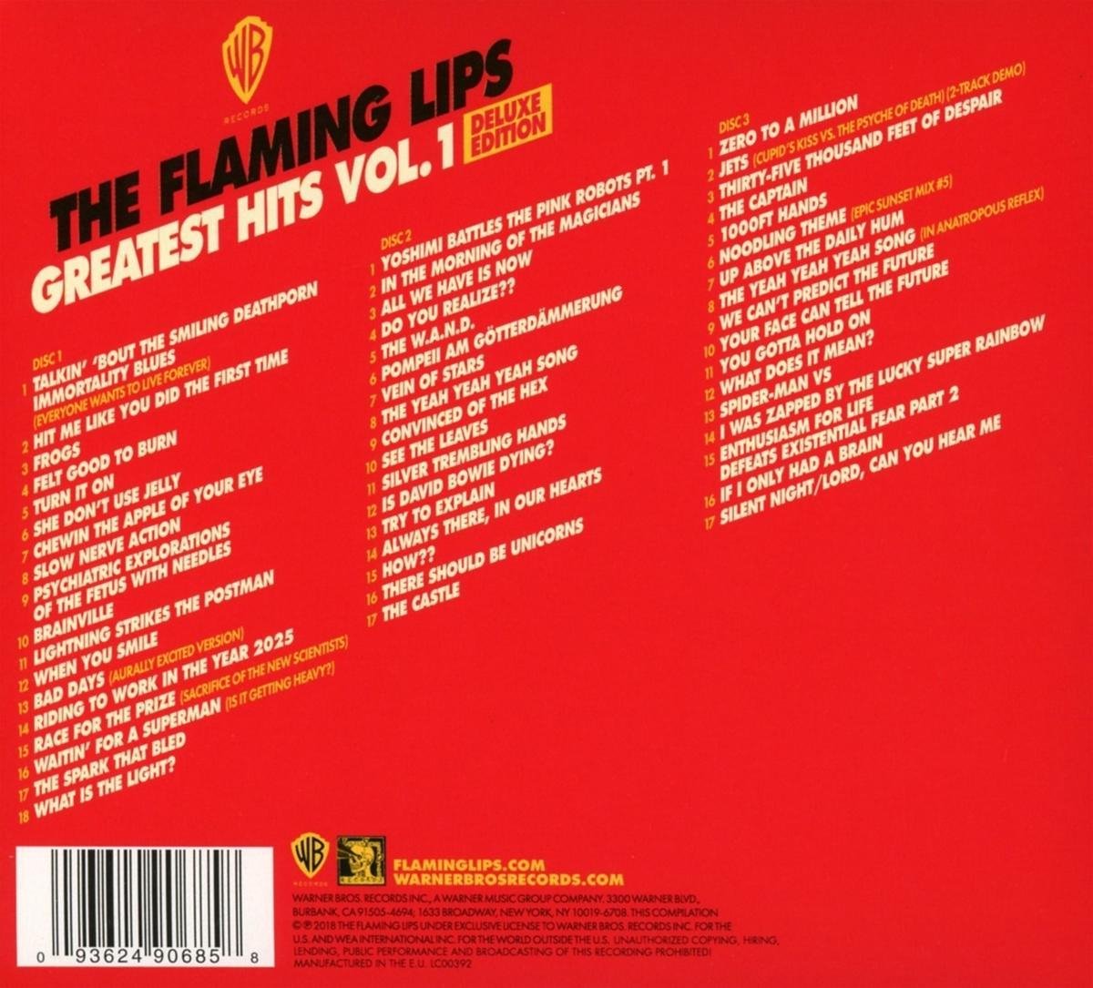 Greatest Hits. Volume 1 - Deluxe Edition | The Flaming Lips