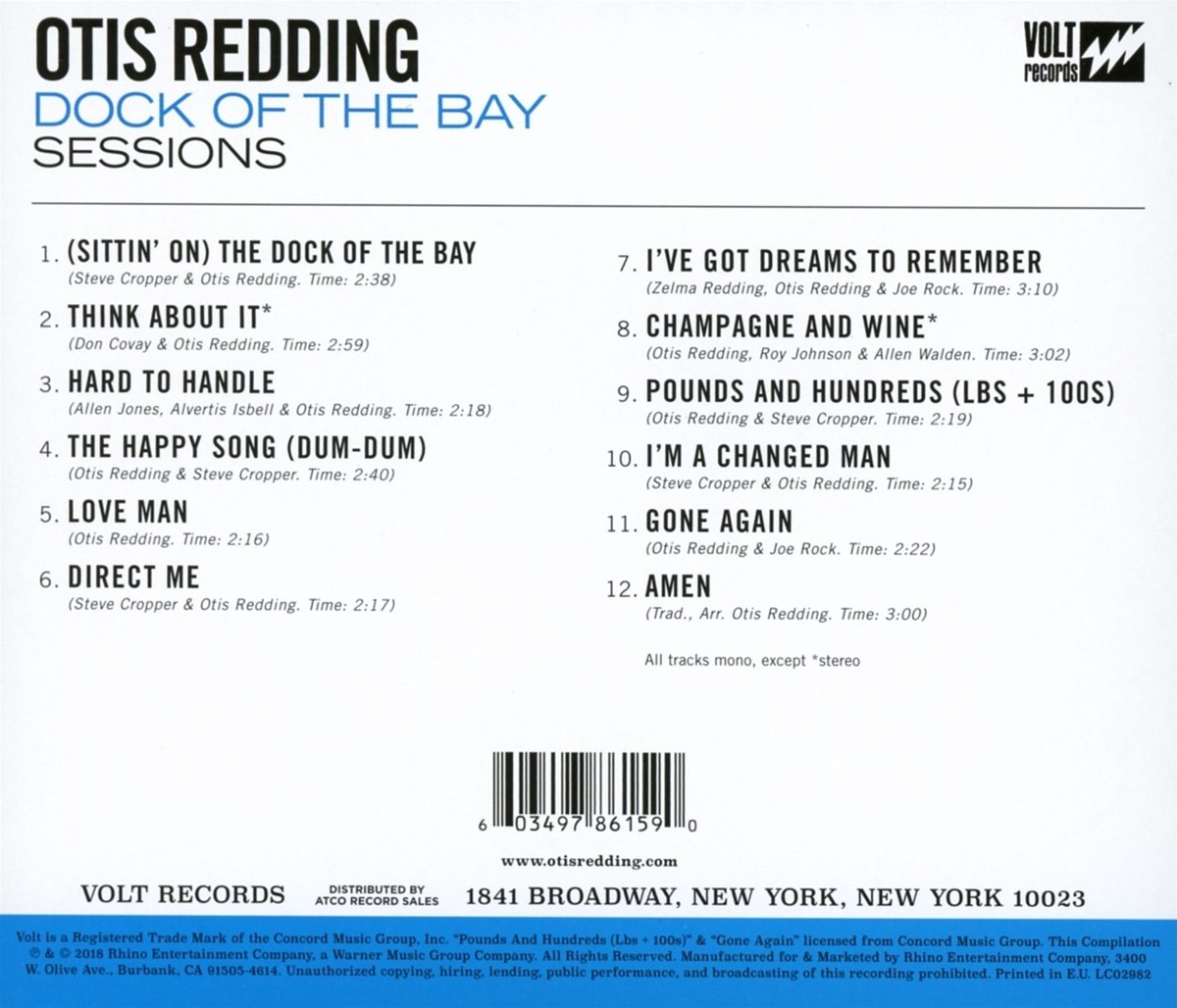 Dock Of The Bay Sessions | Otis Redding