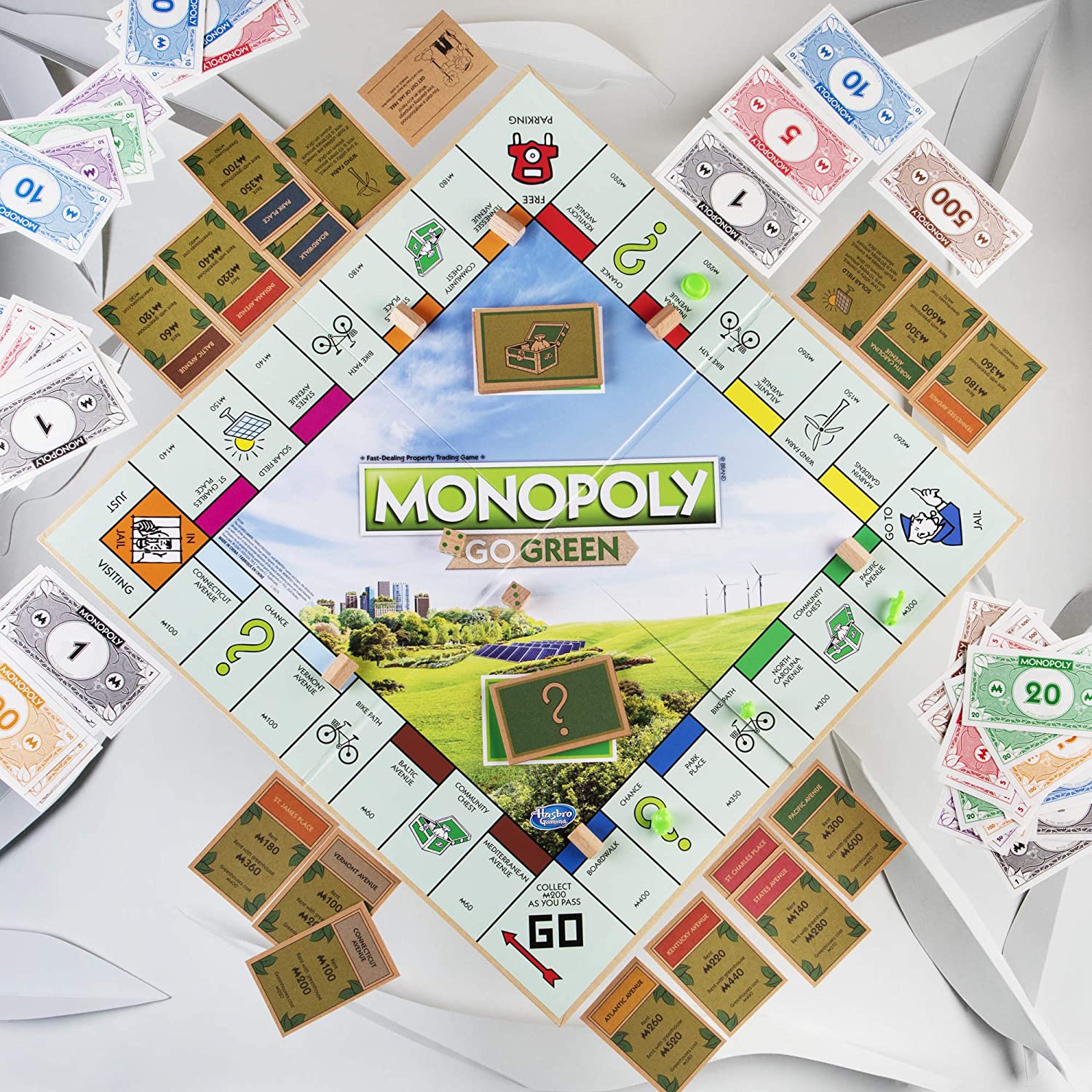 Joc - Monopoly Go Green | Hasbro - 1