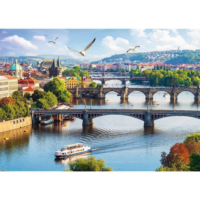 Puzzle 500 de piese - Orasul Praga | Trefl - 1