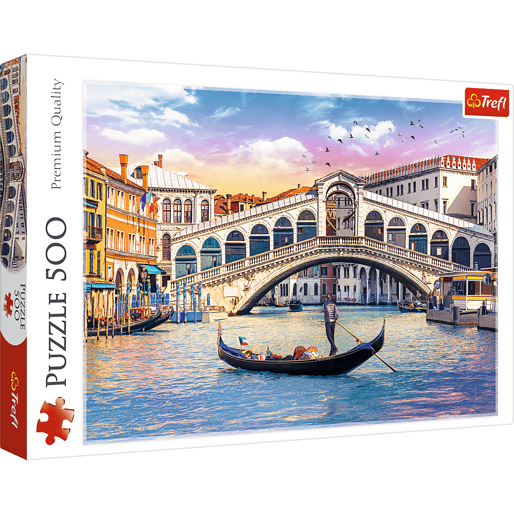 Puzzle 500 de piese - Gondola in Venetia | Trefl