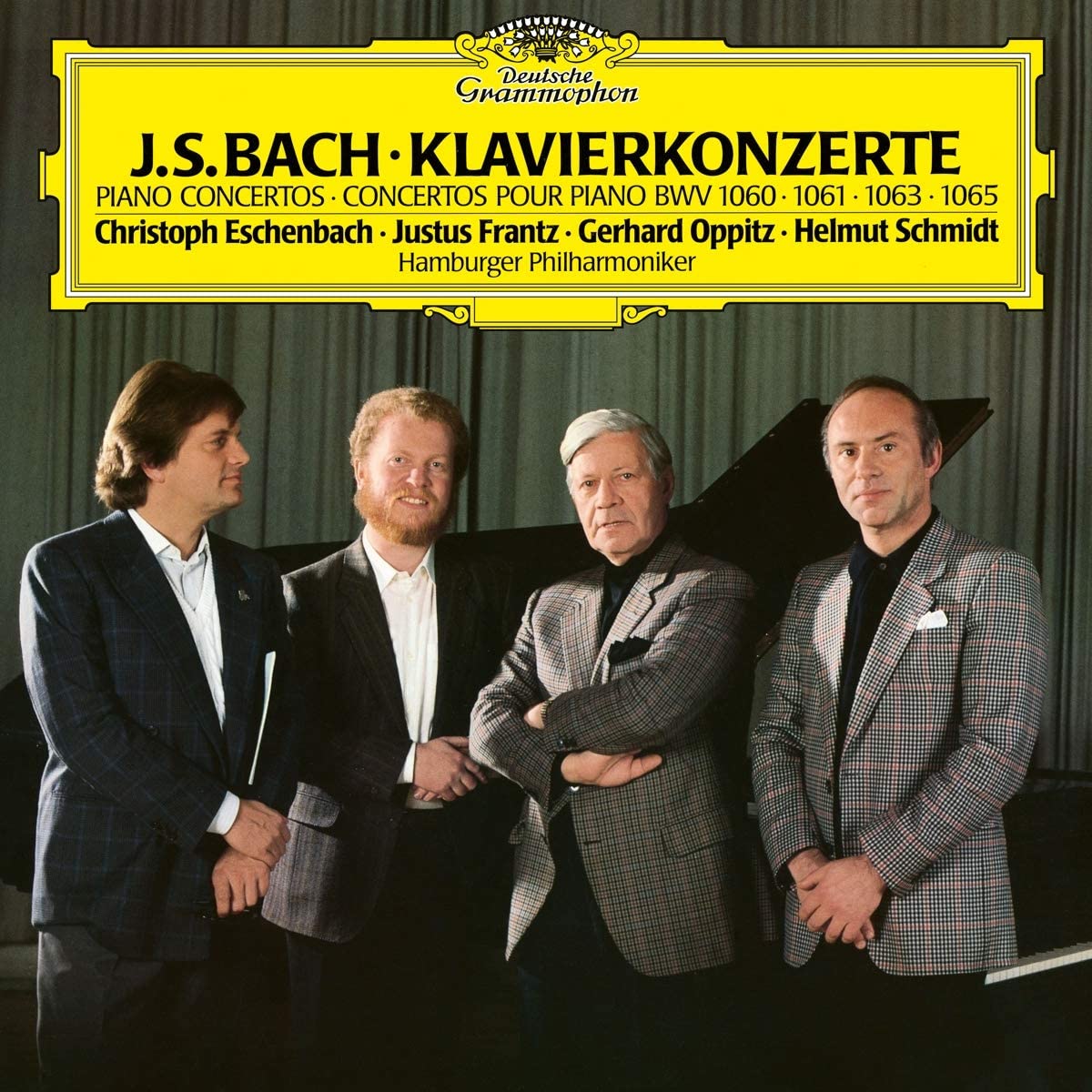 J.S. Bach: Klavierkonzerte - Vinyl | Christoph Eschenbach, Justus Frantz, Gerhard Oppitz, Helmut Schmidt