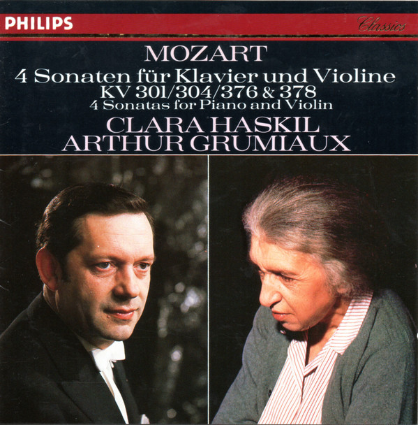 Mozart: 4 Sonaten fur Klavier und Violone | Clara Haskil, Arthur Grumiaux