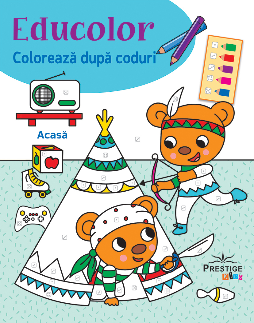 PDF Coloreaza dupa Coduri | Cecile Marbehant carturesti.ro Carte