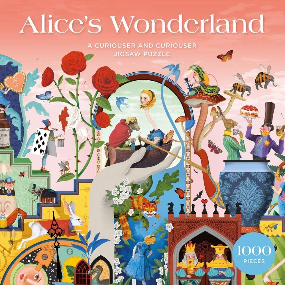 Puzzle 1000 de piese - Alice's Wonderland: A Curiouser and Curiouser Jigsaw Puzzle | Laurence King Publishing