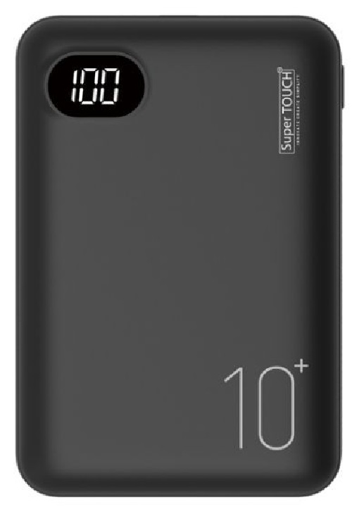 Baterie externa 10000 mAh - Black | Super Touch