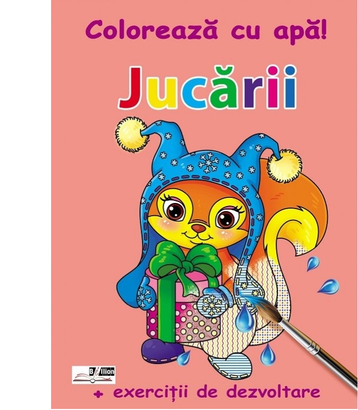 Coloreaza cu apa – Jucarii | Biblion Carte