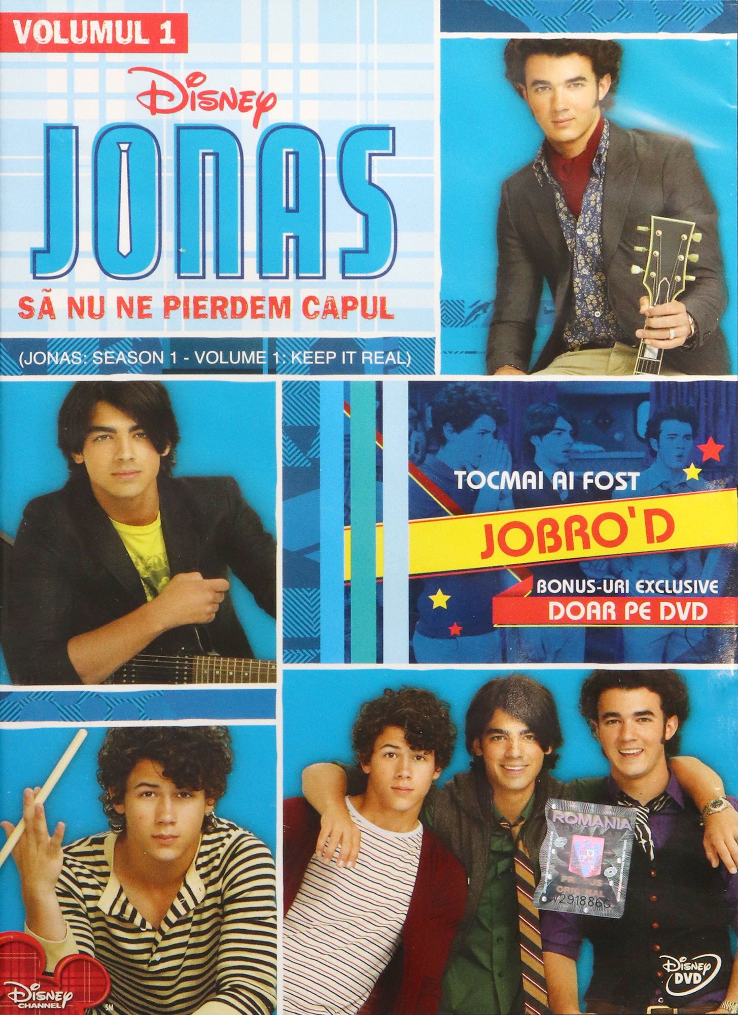 Disney Jonas Sezonul 1 - Volumul 1: Sa nu ne pierdem cu capul / Keep It Real | Paul Hoen, F. Michael Blum