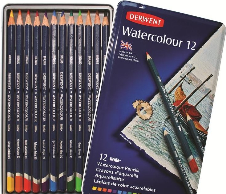 Set 12 creioane - Watercolour Derwent | Derwent