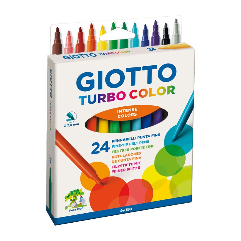 Set 24 carioci - Turbo Color | Giotto