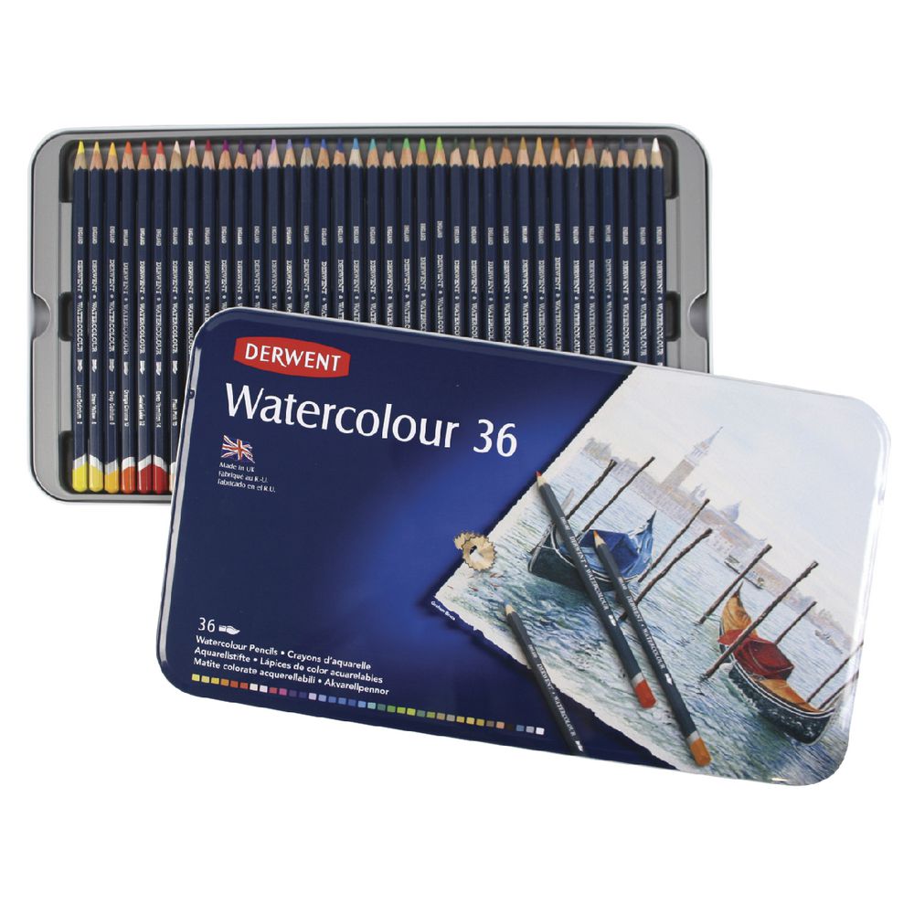 Set 36 creioane - Watercolour Derwent | Derwent