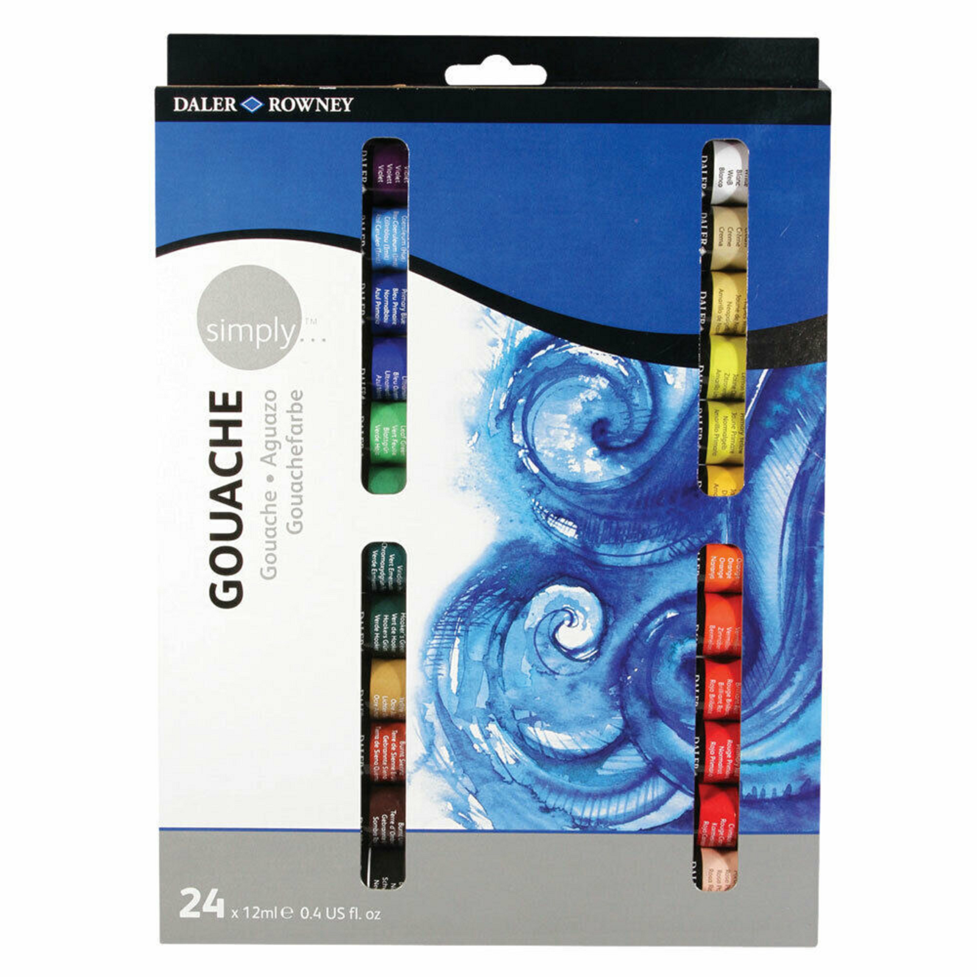 Set 24 de culori - Gouache | Daler Rowney