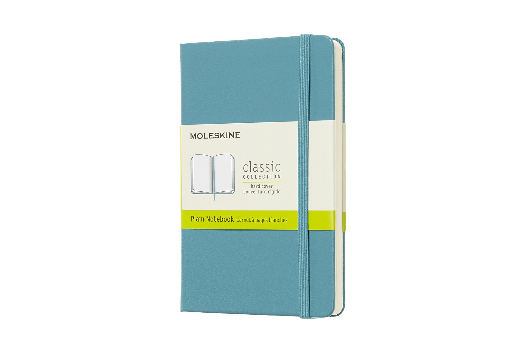 Carnet - Moleskine Classic Notebook, Pocket, Plain, Blue Reef, Hard Cover | Moleskine