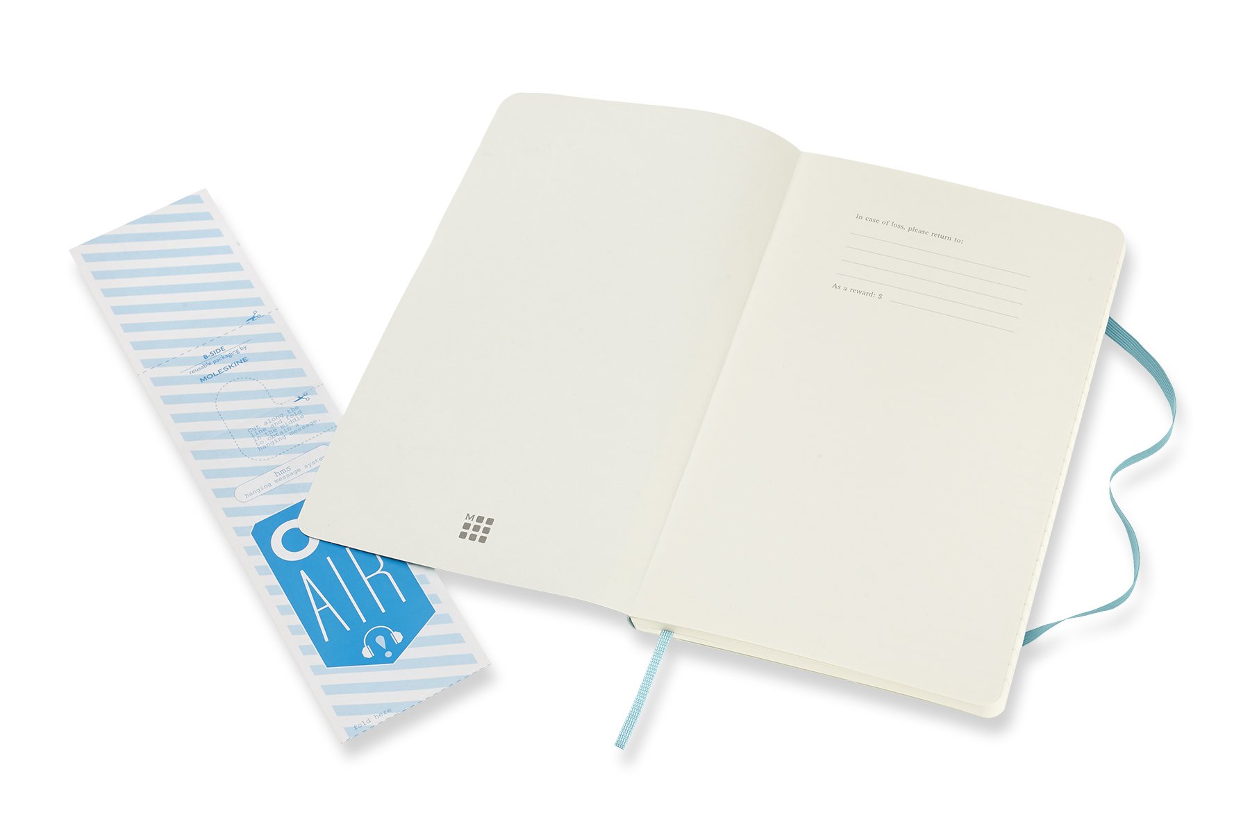 Carnet - Moleskine Classic - Large, Ruled, Soft Cover - Blue Reef | Moleskine - 1 | YEO