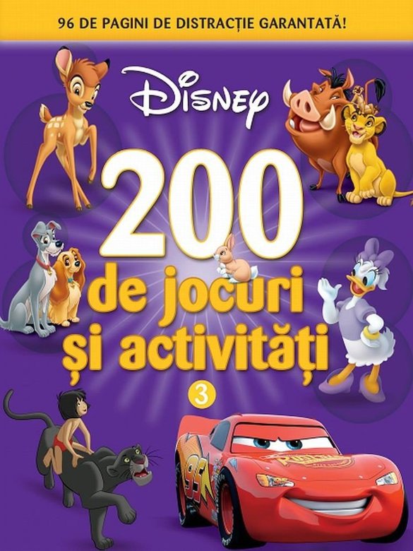 Disney. 200 de jocuri si activitati. vol. 3 | carturesti 2022