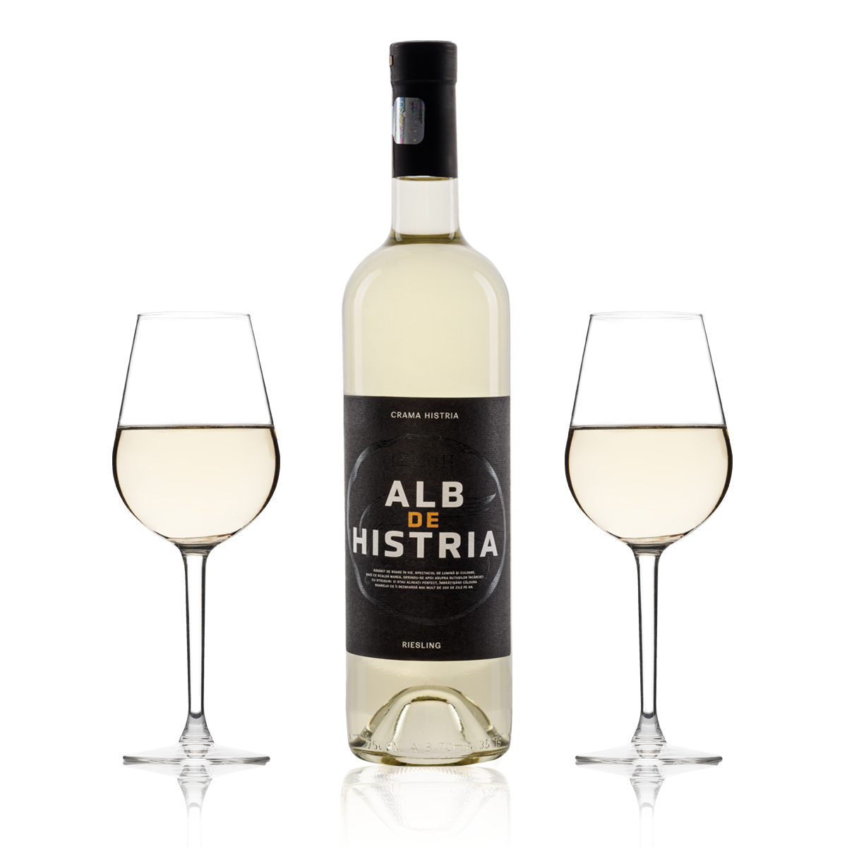 Vin alb - Alb de Histria, Riesling, sec, 2018