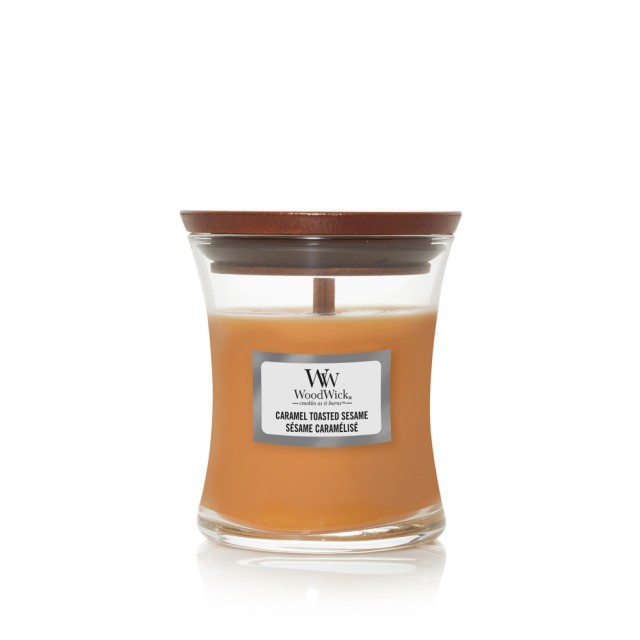 Lumanare parfumata - Mini Jar - Caramel Toasted Sesame | WoodWick - 1 | YEO