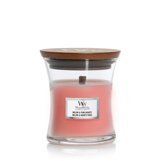  Lumanare parfumata - Mini Jar - Melon and Pink Quartz | WoodWick 