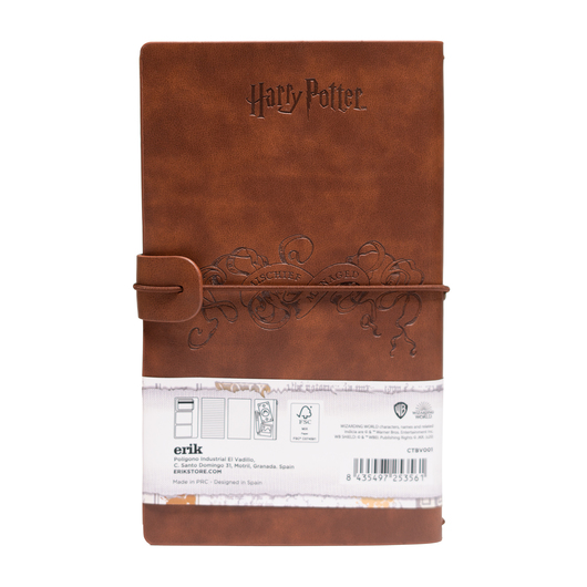 Carnet cu husa din piele - Harry Potter | Grupo Erik