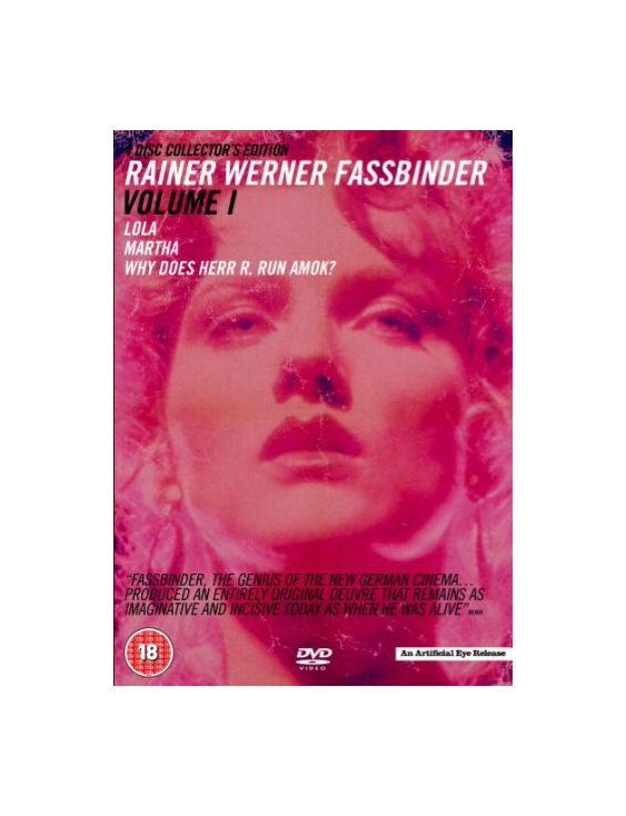Box set 4 Dvd: Rainer Werner Fassbinder Volume 1 (Lola/ Martha/ Why Does Herr R Run Amok?/ I Don’t Just Want You To Love Me) | Rainer Werner Fassbinder