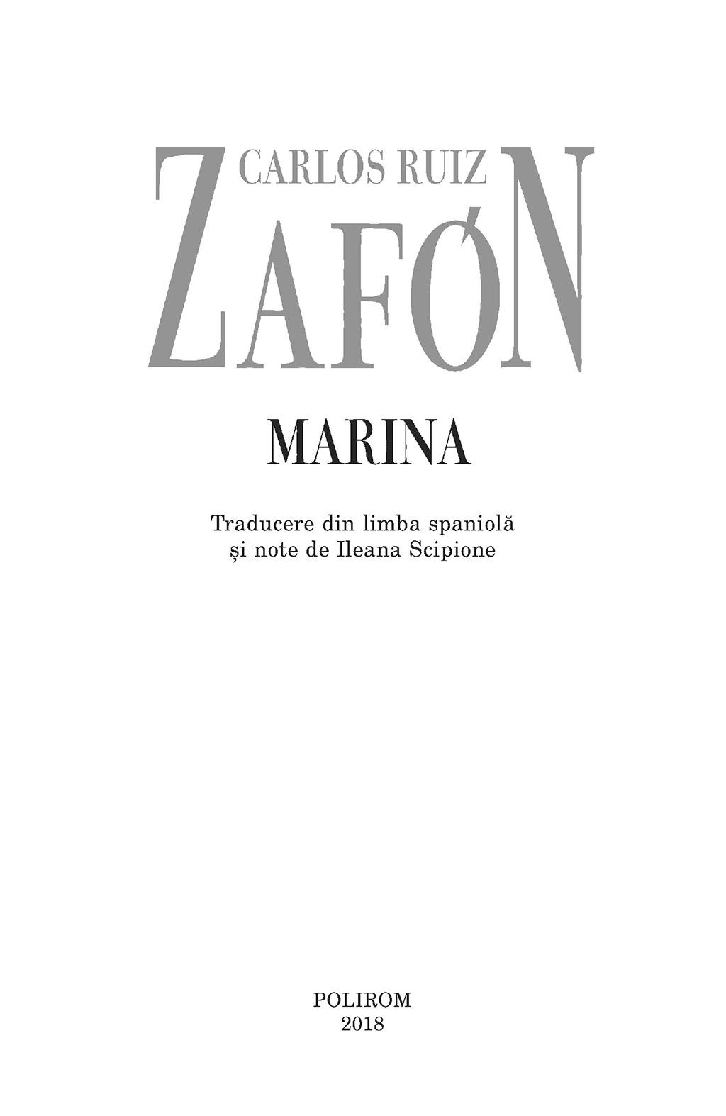 Marina | Carlos Ruiz Zafon - 3 | YEO