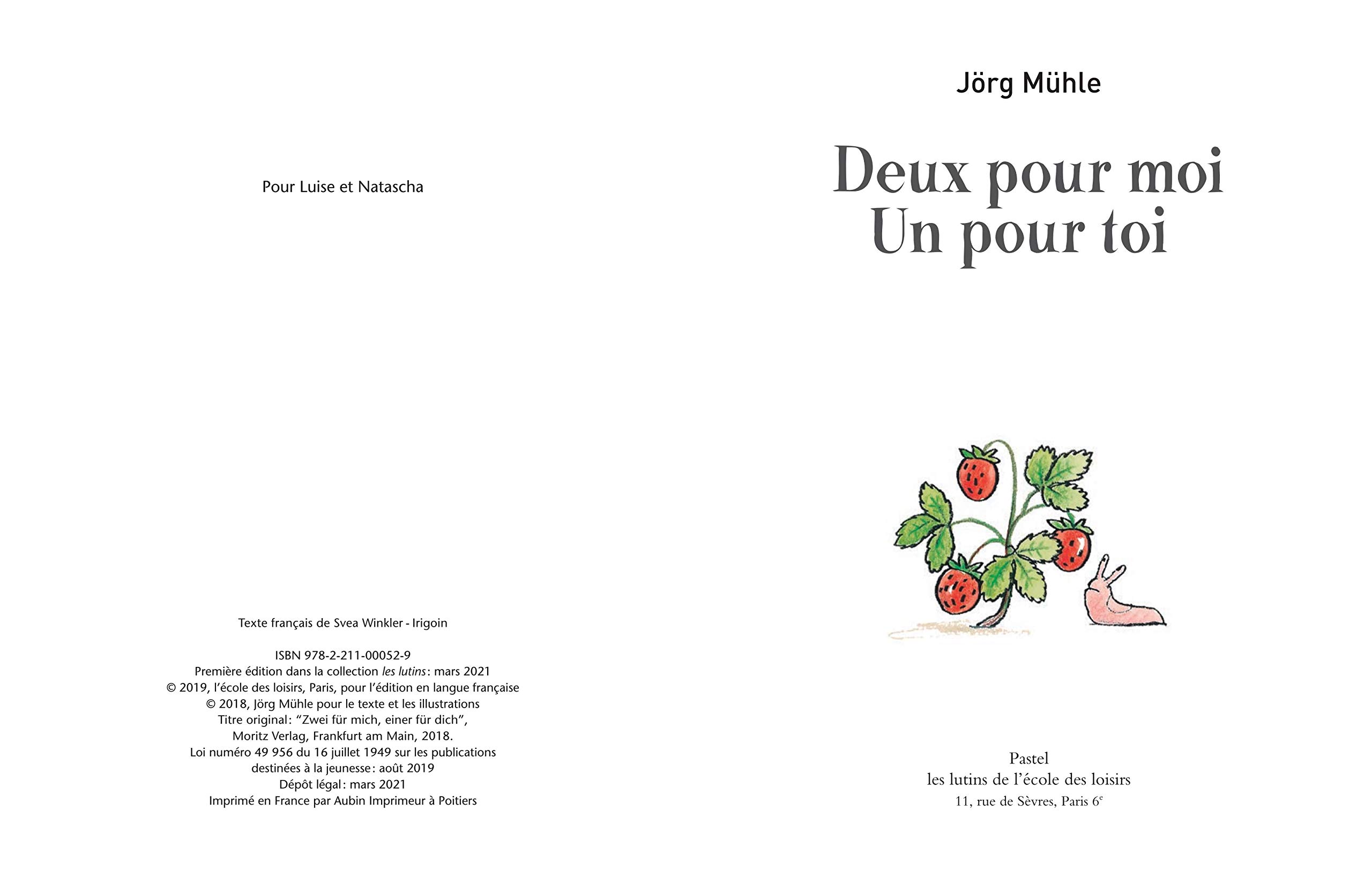 Deux pour moi, un pour toi | Jorg Muhle - 4 | YEO