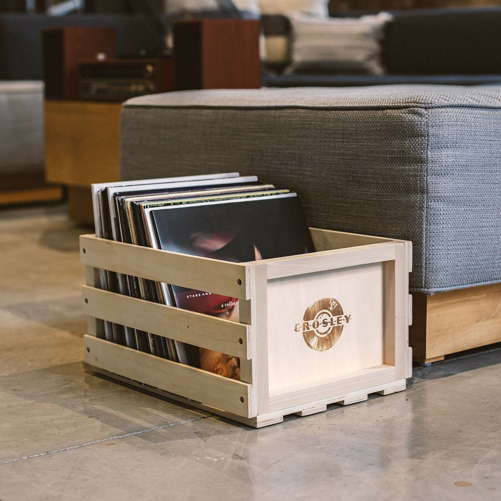 Lada depozitare vinyl-uri - Crosley Record Storage Crate | Crosley - 1 | YEO