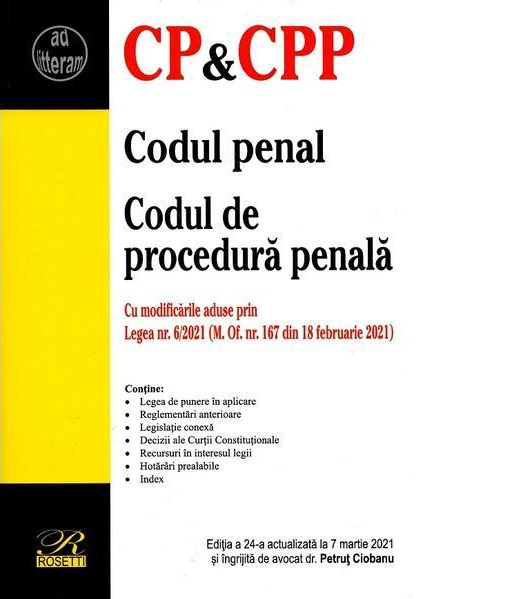 Codul penal | carturesti.ro imagine 2022