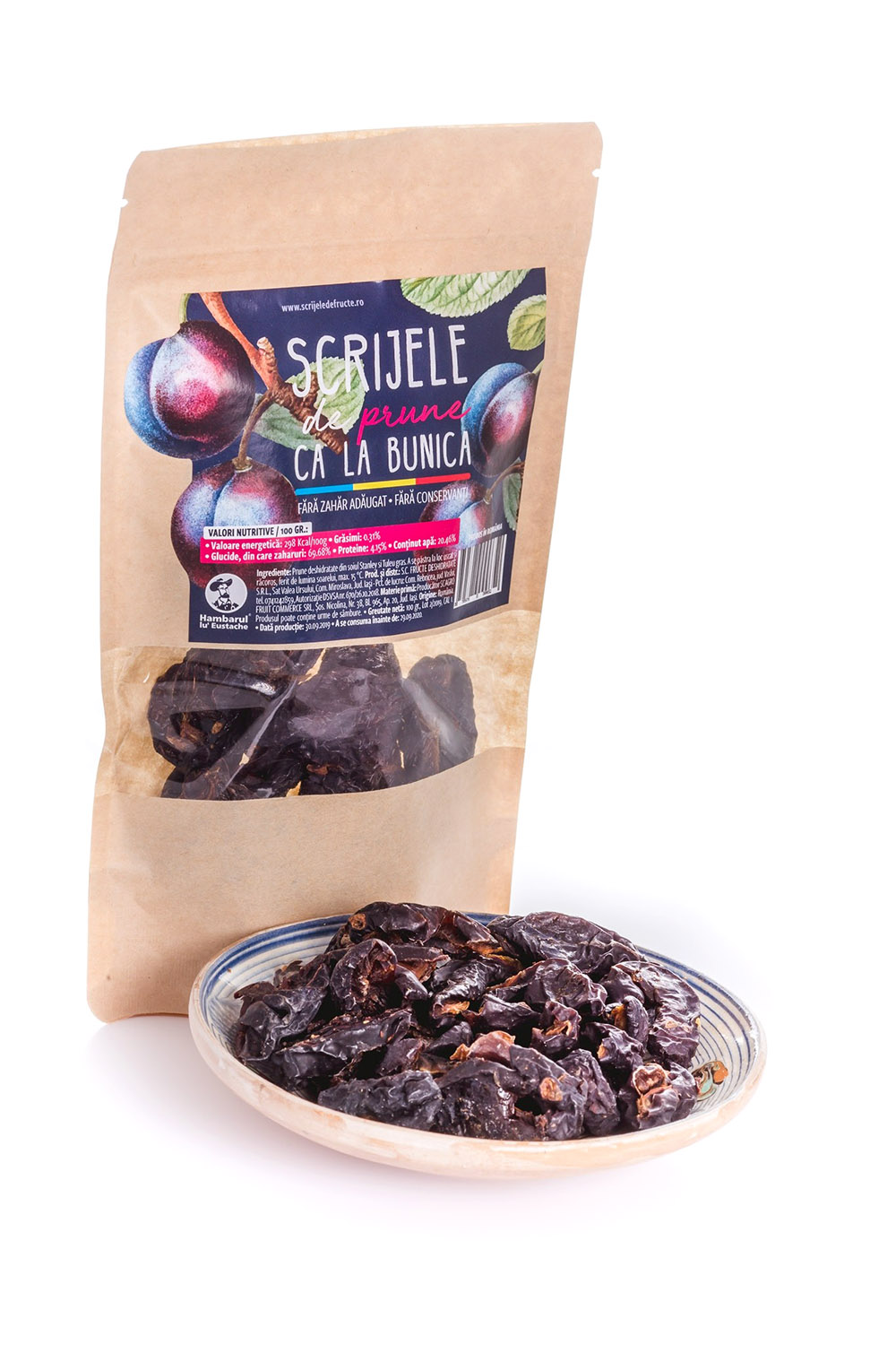  Prune deshidratate - 100g | Fructe deshidratate 