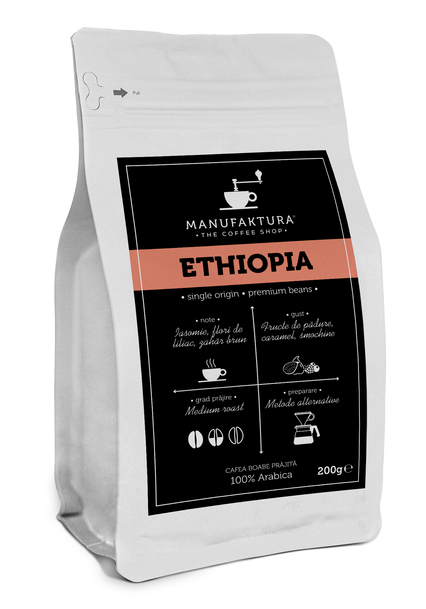  Cafea boabe - Ethiopia | Manufaktura 