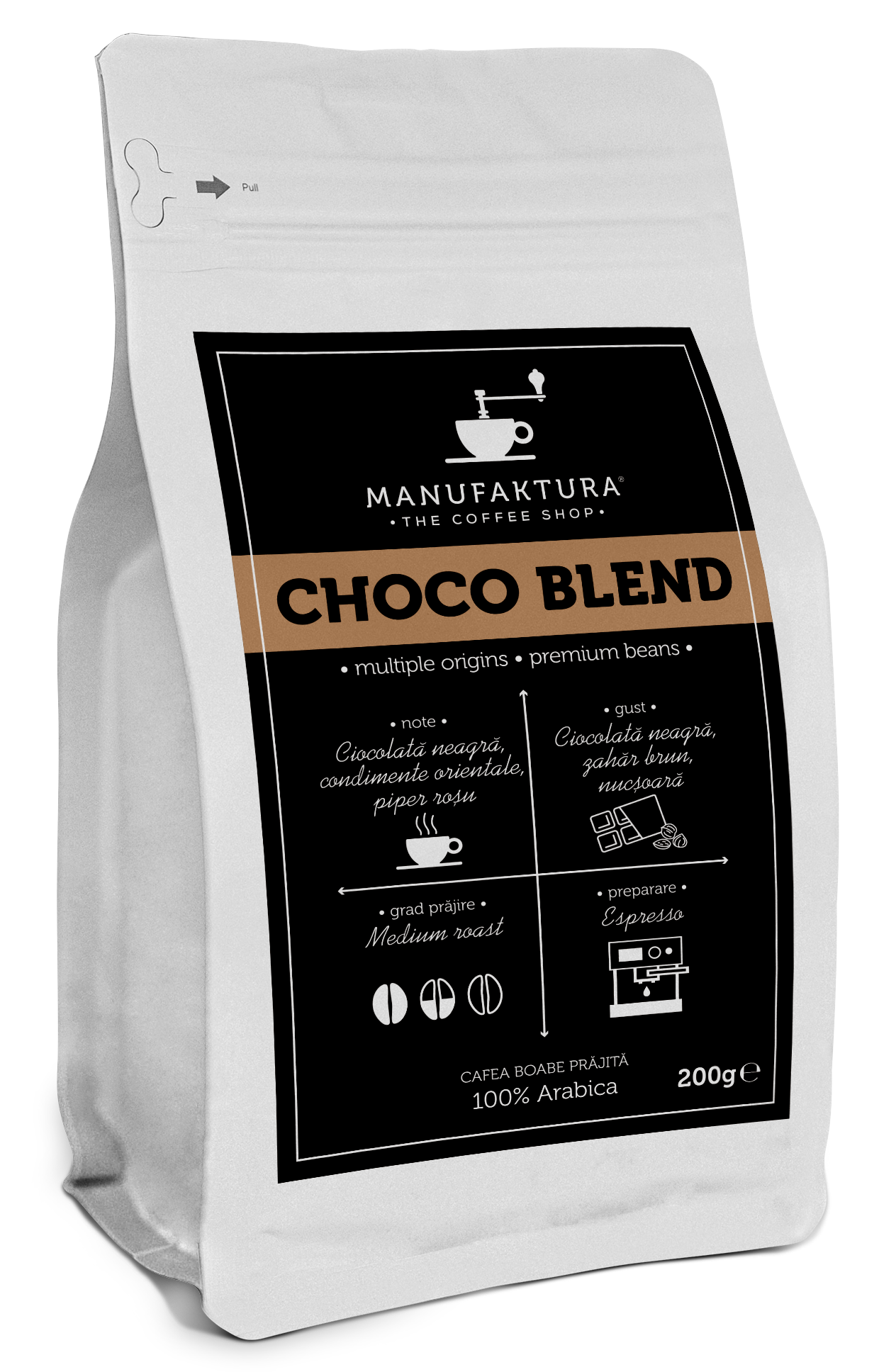 Cafea boabe - Chocolate Blend | Manufaktura