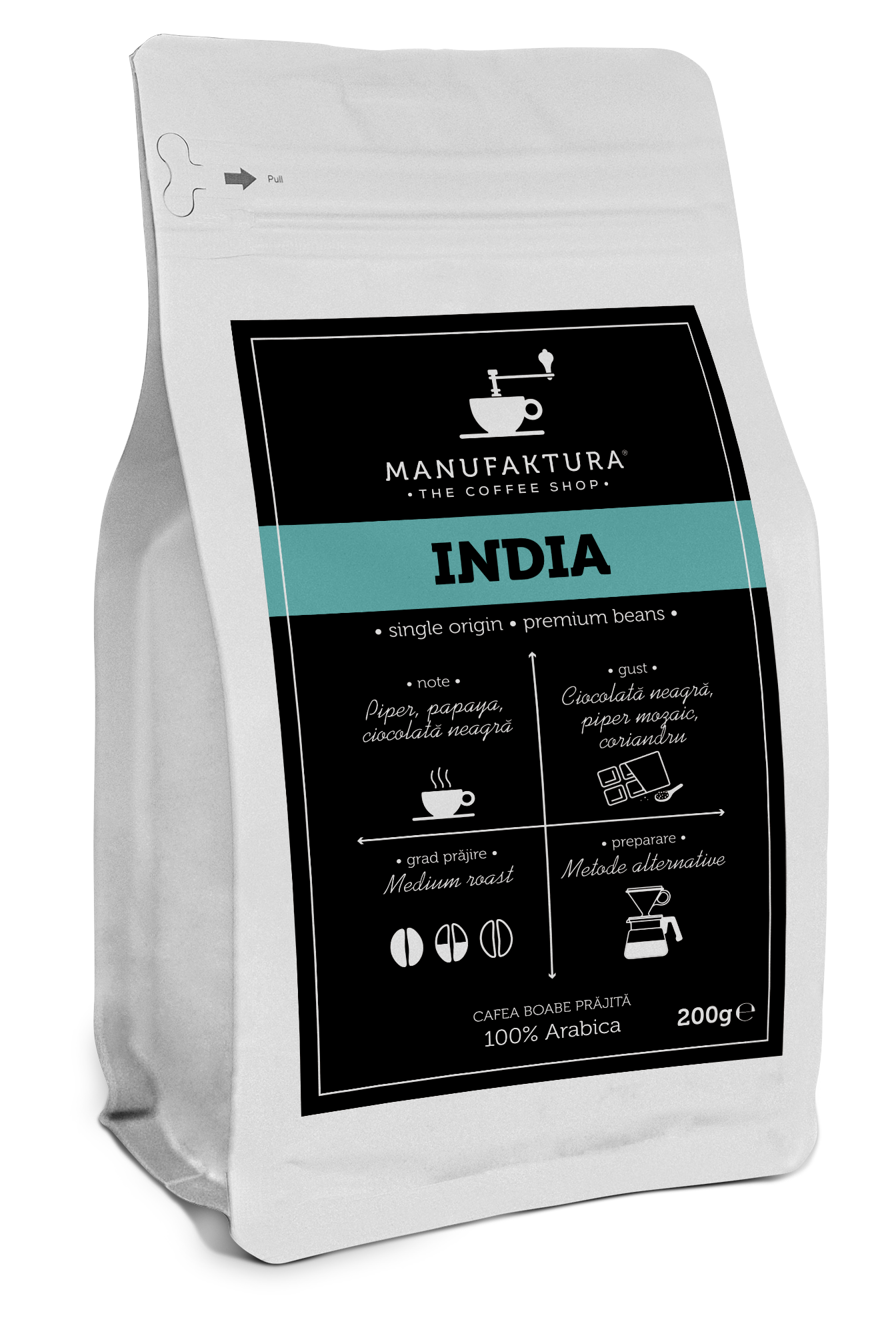  Cafea boabe - India | Manufaktura 